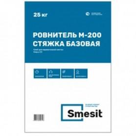 СМЕСИТ М-200 стяжка ровнитель базовая SMESIT 25 кг 